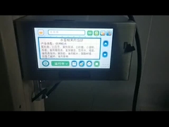 Máquina de codificação de sobreimpressora de transferência térmica de borda próxima AC 110V com cabeça de impressão de 53 mm