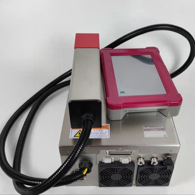 QR Code da máquina da marcação do laser da fibra de RS232 30W para a máquina de empacotamento